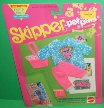 Mattel - Barbie - Skipper Pet Pals - Poodle Top - кукла